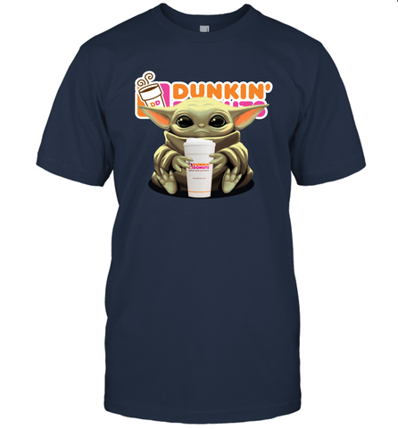 Baby Yoda Hugs Dunkin' Donuts Cup Star Wars Shirts Men's T-Shirt - PrimaryTee