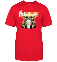 Baby Yoda Hugs Dunkin' Donuts Cup Star Wars Shirts Men's T-Shirt - PrimaryTee