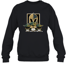 Vegas Golden Knights Star Wars Logo Baby Yoda Sweatshirt - PrimaryTee