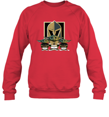 Vegas Golden Knights Star Wars Logo Baby Yoda Sweatshirt - PrimaryTee