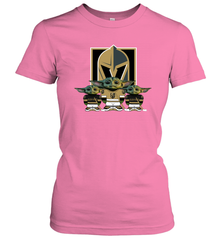 Vegas Golden Knights Star Wars Logo Baby Yoda Women's T-Shirt - PrimaryTee