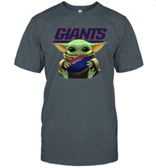 Baby Yoda Loves The New York Giants Star Wars NFL Shirts Men's T-Shirt - PrimaryTee