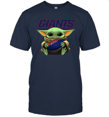 Baby Yoda Loves The New York Giants Star Wars NFL Shirts Men's T-Shirt - PrimaryTee