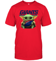 Baby Yoda Loves The New York Giants Star Wars NFL Shirts Men's T-Shirt - PrimaryTee