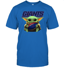 Baby Yoda Loves The New York Giants Star Wars NFL Shirts Men's T-Shirt - PrimaryTee