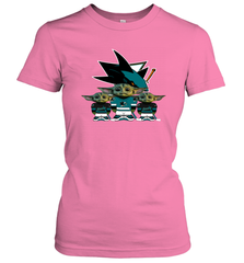 San Jose Sharks Star Wars Logo Baby Yoda Women's T-Shirt - PrimaryTee