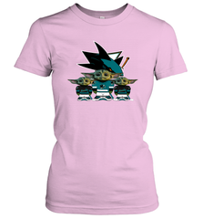 San Jose Sharks Star Wars Logo Baby Yoda Women's T-Shirt - PrimaryTee