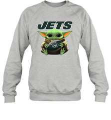 Baby Yoda Loves The New York Jets Star Wars NFL Shirts Sweatshirt - PrimaryTee