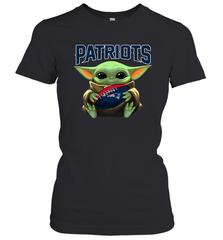 Baby Yoda Loves The New England Patriots Star Wars NFL Shirts Women's T-Shirt - PrimaryTee