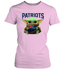 Baby Yoda Loves The New England Patriots Star Wars NFL Shirts Women's T-Shirt - PrimaryTee