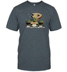 Anaheim Ducks Star Wars Logo Baby Yoda Men's T-Shirt - PrimaryTee