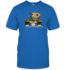 Anaheim Ducks Star Wars Logo Baby Yoda Men's T-Shirt - PrimaryTee