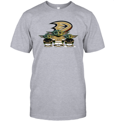 Anaheim Ducks Star Wars Logo Baby Yoda Men's T-Shirt - PrimaryTee