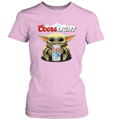 Baby Yoda Hugs Coors Light Beer Star Wars Shirts Women's T-Shirt - PrimaryTee