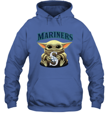 Baby Yoda Hugs The Seattle Mariners Shirts Hoodie - PrimaryTee