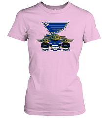 St Louis Blues Star Wars Logo Baby Yoda Women's T-Shirt - PrimaryTee