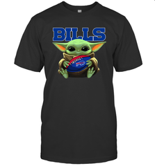 Baby Yoda Loves The Buffalo Bills Star Wars NFL Shirts Men's T-Shirt - PrimaryTee
