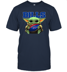 Baby Yoda Loves The Buffalo Bills Star Wars NFL Shirts Men's T-Shirt - PrimaryTee