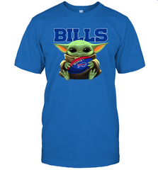 Baby Yoda Loves The Buffalo Bills Star Wars NFL Shirts Men's T-Shirt - PrimaryTee