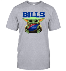 Baby Yoda Loves The Buffalo Bills Star Wars NFL Shirts Men's T-Shirt - PrimaryTee