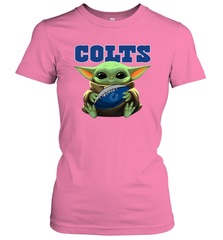 Baby Yoda Loves The Indianapolis Colts Star Wars NFL Shirts Women's T-Shirt - PrimaryTee