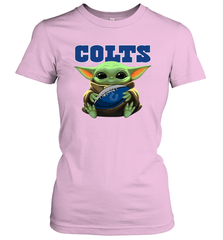 Baby Yoda Loves The Indianapolis Colts Star Wars NFL Shirts Women's T-Shirt - PrimaryTee