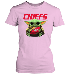 Baby Yoda Loves The Kansas City Chiefs Star Wars NFL Shirts Women's T-Shirt - PrimaryTee