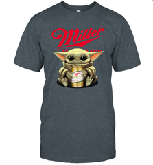 Baby Yoda Hugs Miller High Life Beer Star Wars Shirts Men's T-Shirt - PrimaryTee