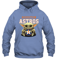 Baby Yoda Hugs The Houston Astros Shirts Hoodie - PrimaryTee