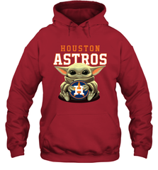 Baby Yoda Hugs The Houston Astros Shirts Hoodie - PrimaryTee