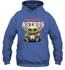 Baby Yoda Hugs The Houston Astros Shirts Hoodie - PrimaryTee