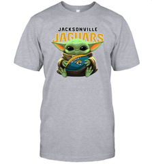 Baby Yoda Loves The Jacksonville Jaguars Star Wars NFL Shirts Men's T-Shirt - PrimaryTee