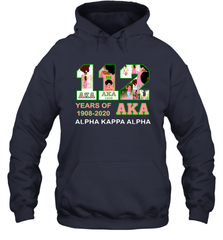 112 Years of Aka Alpha Kappa Alpha 1908 2020 Shirt Hoodie - PrimaryTee