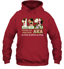 112 Years of Aka Alpha Kappa Alpha 1908 2020 Shirt Hoodie - PrimaryTee