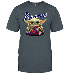 Baby Yoda Hugs The Atlanta Braves Shirts Men's T-Shirt - PrimaryTee