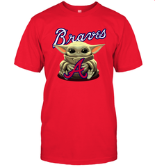 Baby Yoda Hugs The Atlanta Braves Shirts Men's T-Shirt - PrimaryTee