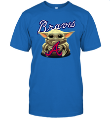 Baby Yoda Hugs The Atlanta Braves Shirts Men's T-Shirt - PrimaryTee