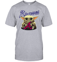 Baby Yoda Hugs The Atlanta Braves Shirts Men's T-Shirt - PrimaryTee