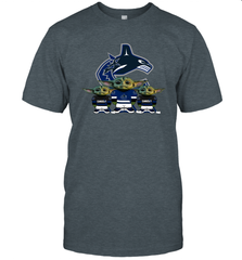 Vancouver Canucks Star Wars Logo Baby Yoda Men's T-Shirt - PrimaryTee
