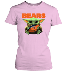 Baby Yoda Loves The Chicago Bears Star Wars NFL Shirts Women's T-Shirt - PrimaryTee