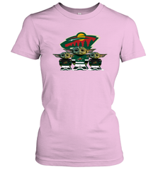 Minnesota Wild Star Wars Logo Baby Yoda Women's T-Shirt - PrimaryTee