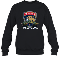 Florida Panthers Star Wars Logo Baby Yoda Sweatshirt - PrimaryTee