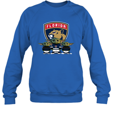 Florida Panthers Star Wars Logo Baby Yoda Sweatshirt - PrimaryTee