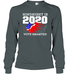 Anti Trump Voter Hindsight Is 2020 Vote Smarter New Year Eve Shirt Long Sleeve T-Shirt - PrimaryTee