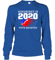 Anti Trump Voter Hindsight Is 2020 Vote Smarter New Year Eve Shirt Long Sleeve T-Shirt - PrimaryTee