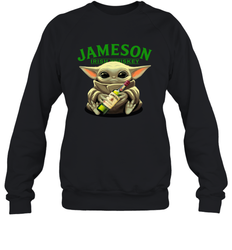Baby Yoda Hugs Jameson Irish Whiskey Star Wars Shirts Sweatshirt - PrimaryTee