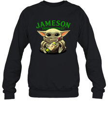 Baby Yoda Hugs Jameson Irish Whiskey Star Wars Shirts Sweatshirt - PrimaryTee