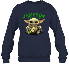 Baby Yoda Hugs Jameson Irish Whiskey Star Wars Shirts Sweatshirt - PrimaryTee