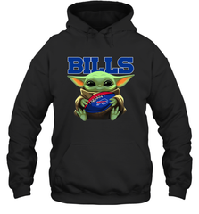 Baby Yoda Loves The Buffalo Bills Star Wars NFL Shirts Hoodie - PrimaryTee