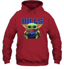 Baby Yoda Loves The Buffalo Bills Star Wars NFL Shirts Hoodie - PrimaryTee